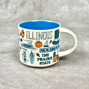 Starbucks Been There Series Illinois The Prairie State Mug Blue Interior 2018